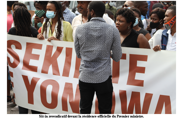 Insécurité : sit-in revendicatif devant la résidence officielle du Premier ministre